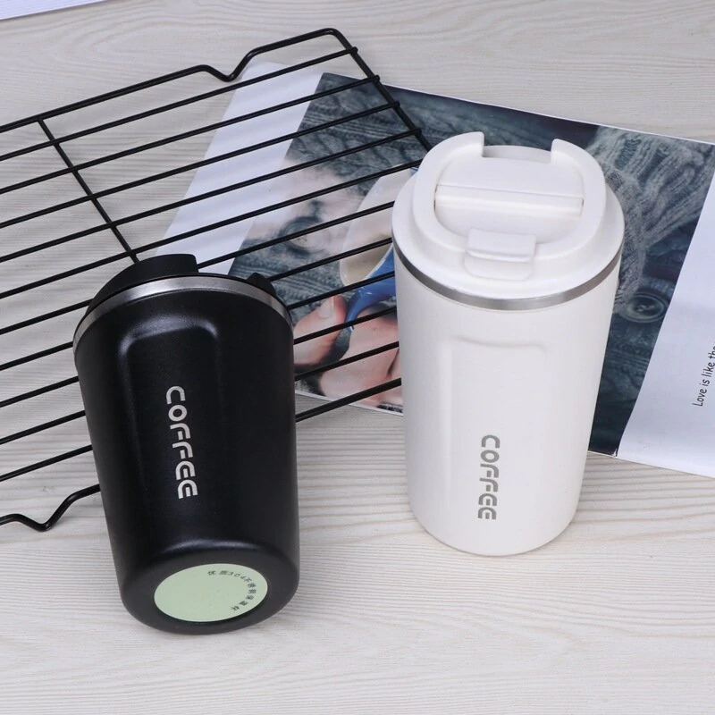 (image for) 380ml Stainless Steel Thermos Flask Vacuum Insulated Water Bottle Thermos Flask for Insulated Reusable Tumbler Cup for Coffee, Tea, and Soda